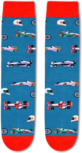 Miniatura 4 de SOCKFUN Calcetines de regalo para hombre con diseño de dados de póquer con dientes matemáticas Bestmen Einstein Golf Crew