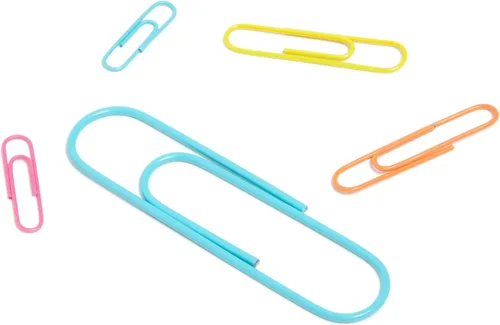 Miniatura 5 de U Brands Kit de accesorios de oficina, suministros de oficina, incluye 65 estándar, 5 jumbo y 30 clips de papel de tamaño mediano en un surtido