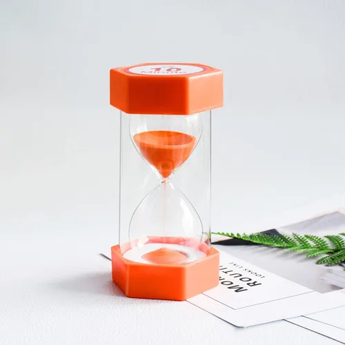 Miniatura 2 de XINBAOHONG Temporizador de arena de reloj de arena, reloj de arena de plástico, temporizador de cristal de arena para juegos de niños, aula, hogar