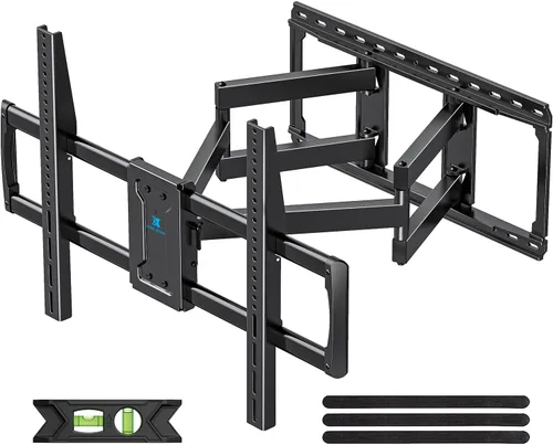 USX STAR Soporte de pared de TV resistente de 85 86 98 y 100 pulgadas para televisores grandes de 37 a 105 pulgadas, soporte de TV premontado con