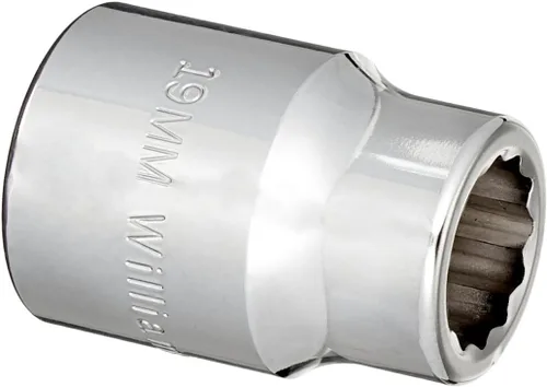 Miniatura 20 de Williams H-1231 3/4 Toma poco profunda, 12 puntos, 31/32 pulgadas