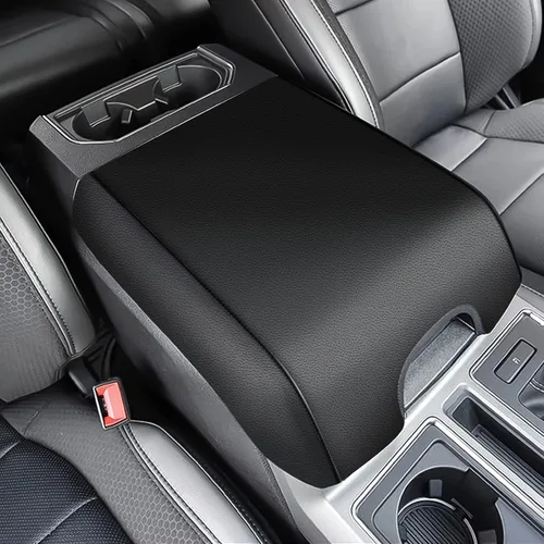 Miniatura 22 de AOMSAZTO Fundas de reposabrazos para Cadillac Escalade 2007-2014 Negro