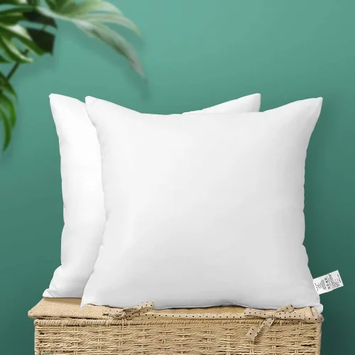 Miniatura 9 de OTOSTAR Juego de 2 rellenos de almohada de 16 x 16 pulgadas, forma cuadrada para sofá, cama, rellenos de almohadas decorativas para interiores 2