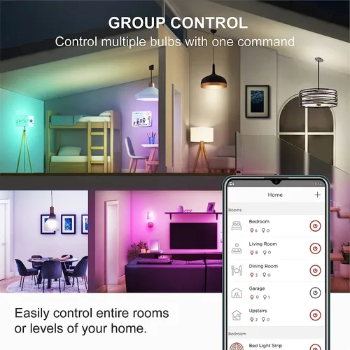 Miniatura 8 de Sengled Kit de inicio de bombilla inteligente, bombillas inteligentes que funcionan con Alexa, Google Home, bombilla que cambia de color, bombillas
