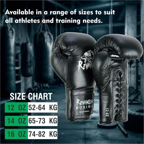 Miniatura 6 de Guantes de boxeo deportivos de piel de vaca con cordones, guantes profesionales de primera calidad para hombres y mujeres, perfectos