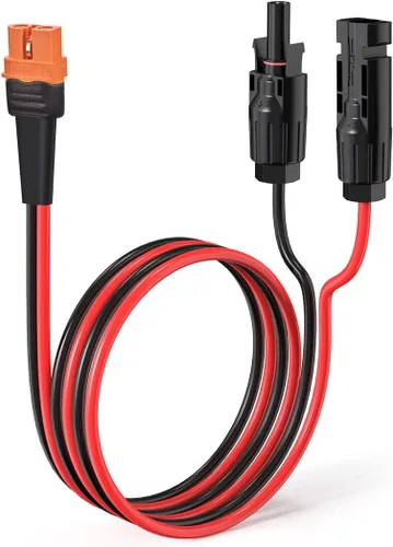 Miniatura 12 de ELFCULB Cable solar a XT60i de 12 AWG de 10 pies 2 10 25 35 50 75 100 pies conector solar a XT60i cable adaptador para estación de energía portátil