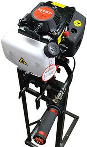 Miniatura 4 de Motor fuera de borda Motor de barco de 4 tiempos 4.0 HP 2.8KW Motor marino de 52CC motor marino con sistema CDI de refrigeración por aire y arranque