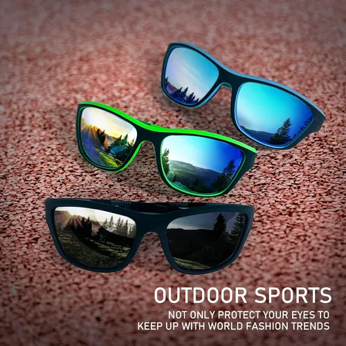 Miniatura 5 de Gafas de sol polarizadas para hombre/mujer, gafas deportivas UV400, conducción, pesca, correr, ciclismo, al aire libre, 3