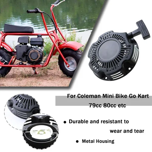 Miniatura 3 de WOTIAN 79cc Conjunto de arranque de retroceso compatible con Predator 79cc 98cc 100cc Coleman CT100U CC100X Mbx10 Mbx11 Para Champion Predator 68124
