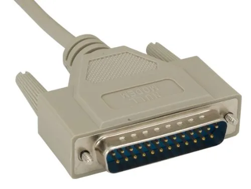 Miniatura 3 de Cable Leader Cable de módem nulo DB9 hembra a DB25 macho (10 pies (1 paquete))