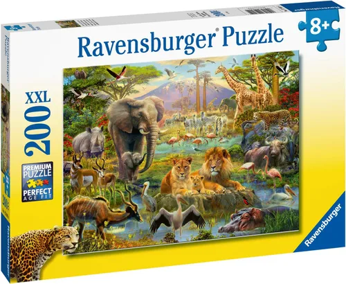 Miniatura 9 de Ravensburger - Animales de la sabana - Rompecabezas de 200 piezas - Imágenes emocionantes y coloridas de leones, elefantes, tigres y más - Calidad