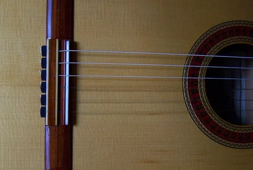 Miniatura 3 de Rosette Diamond - Bridas de cuerda de guitarra clásica, cuentas de puente de perfil bajo