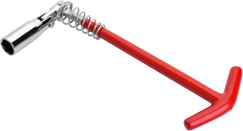 Miniatura 5 de Jetech Llave de bujía de 5/8 pulgadas (0.630 in), diseño de mango en T con barra en T giratoria de 360 grados, acero de aleación Cr-V tratado