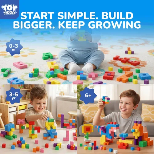 Miniatura 8 de TOY Life 36 piezas de bloques magnéticos para niños de 4 a 8 años, bloques de construcción magnéticos para niños pequeños de 3 a 5 años, juguetes