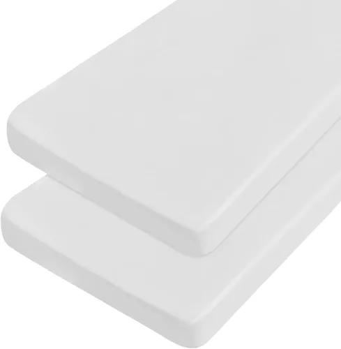 Miniatura 12 de Sábanas de cuna de 30" x 80", sábana ajustada de tamaño de cuna con cama estrecha/litera de campamento/camas para invitados/camping/remolques de Gris