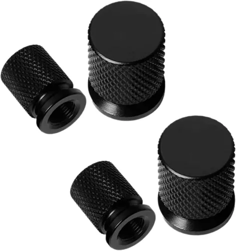 Miniatura 12 de 4Pcs Compatible with Car Decor Airdust Waterproof Car Wheel Tire Valve Caps Airdust Covers(Army Green)