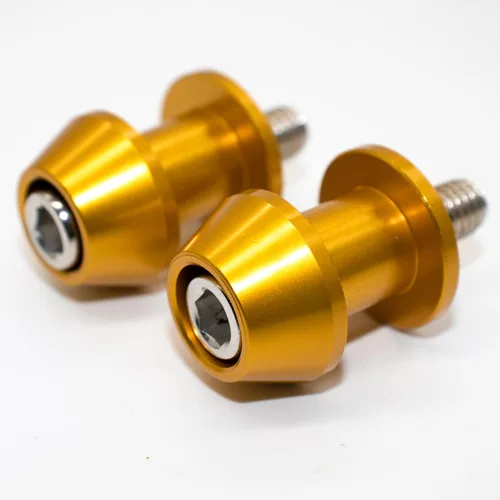 Miniatura 7 de Bobinas deslizantes para brazo basculante M8*1.25 para motocicletas, tornillos de soporte de brazo basculante de aleación de aluminio CNC de 8 mm