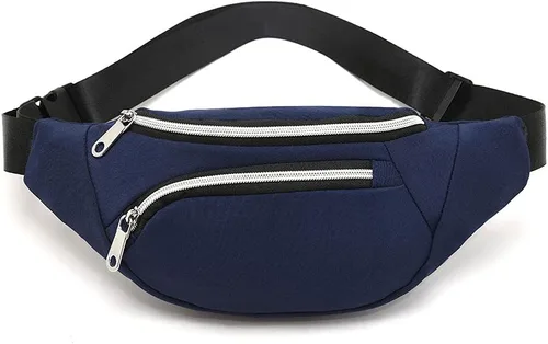 Miniatura 27 de Riñonera para hombres y mujeres, riñonera para entrenamiento, viajes y correr. (004)Negro