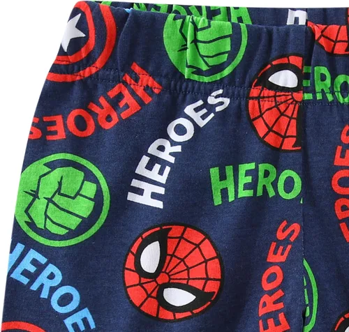 Miniatura 7 de Marvel Conjunto de camiseta y pantalón corto de manga corta para niños pequeños de los Vengadores