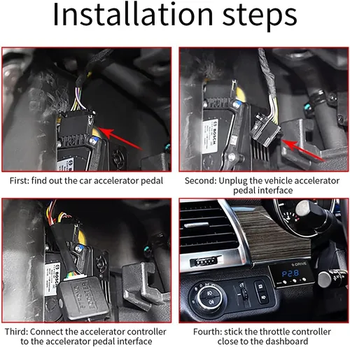 Miniatura 6 de Controlador de Respuesta del Acelerador 9 Modos de Conducción Acelerador Electrónico Inteligente de Carreras Compatible con Dodge Challenger Ram