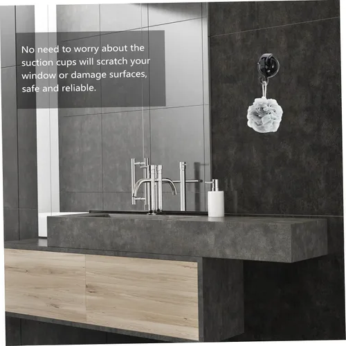 Miniatura 9 de Ganchos de succión para abrigos, ganchos de ventosa para baño, gancho de pared con ventosa