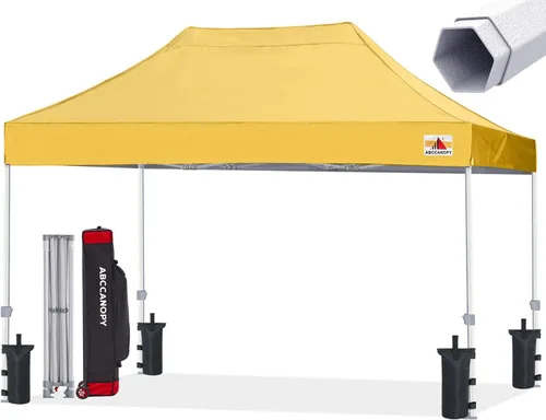 Miniatura 41 de ABCCANOPY Tienda de campaña con toldo emergente comercial 10x10 Serie Premium, Beige