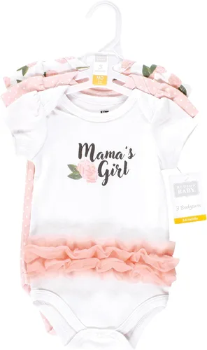 Miniatura 349 de Hudson Baby baby-girls Cotton Bodysuits 3-pack