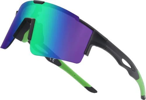 Miniatura 9 de DUCO Gafas de sol deportivas para hombre, gafas de sol de ciclismo, gafas de sol de béisbol juveniles, ligeras, TR90, gafas de marco DC0032