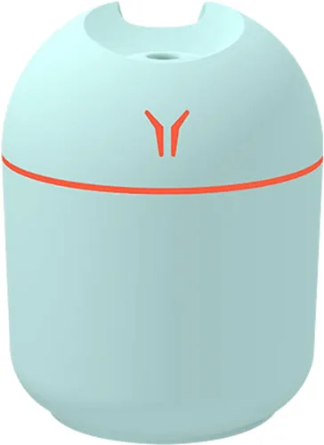 Humidificadores pequeños para dormitorio, 2 modos de niebla, luz nocturna de 7 colores, súper silencioso, apagado automático, mini humidificador