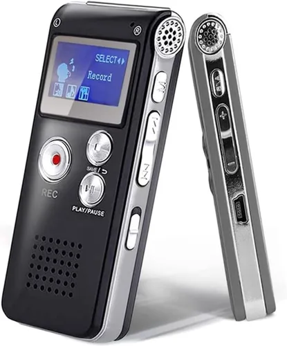 Miniatura 3 de 16G activado por voz Mini espía Grabadora de audio digital de sonido Dictáfono Reproductor MP3 Regalo Portátil MP3 Grabadora de audio Dictaphone