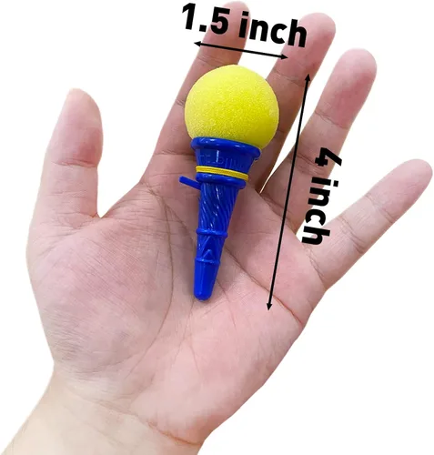 Miniatura 2 de Juuxncgv 30 unidades de juguetes para hacer helados, lanzador de bolas de espuma de helado de 4 pulgadas, mini bolas de esponja de cono para niños