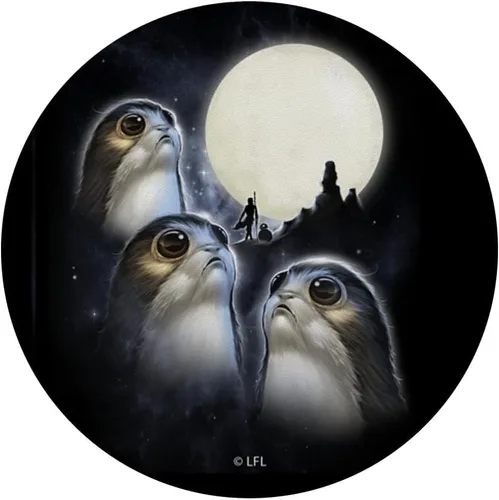 Miniatura 3 de Star Wars The Last Jedi Porgs Moonlight Retrato PopSockets MagSafe PopGrip para iPhone