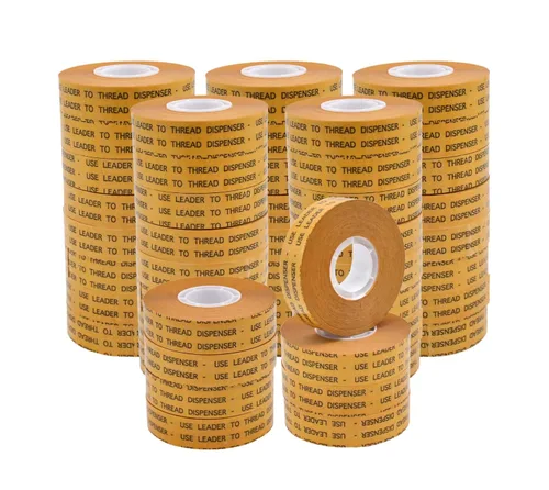 Miniatura 17 de WOD Cinta ATG de uso general, 1/4 pulgadas x 36 yardas (juego de 12 rollos) Cinta de transferencia adhesiva deslizante, rollos de repuesto adhesivo