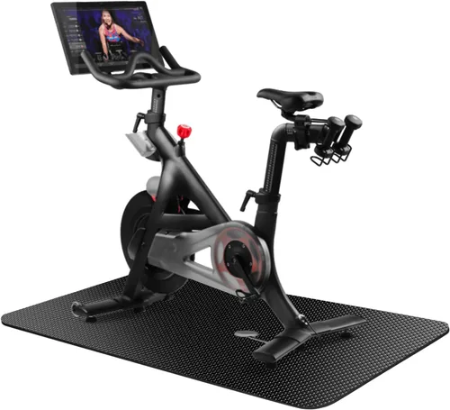 Miniatura 3 de Alfombrilla para caminadora, alfombrilla para bicicleta compatible con bicicleta Peloton, caminadora elíptica, almohadilla plegable