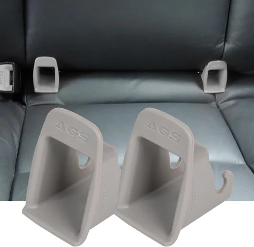 Miniatura 10 de ISOFIX - Guía de cierre de cinturón de interfaz, 2 piezas de hebilla de interfaz ISOFIX para asiento de automóvil, ranura guía fija, conector