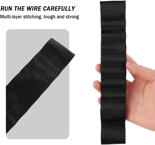 Miniatura 5 de 2 correas limitadoras de puerta compatibles con Wrangler CJ YJ TJ JK JKU JL JLU 1985-2023, correas de verificación ajustables resistentes de 9