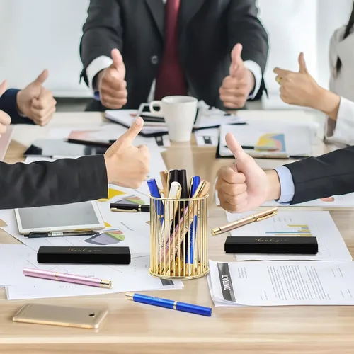 Miniatura 6 de PerKoop 10 juegos de bolígrafos de agradecimiento con cajas para empleados, compañeros de trabajo, premios de equipo de fin de año, regalos