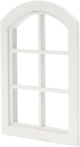 Miniatura 5 de Ventanas de casa de muñecas 1: Marco de ventana miniatura de 6 paneles a escala de 12 paneles, decoración de casa de bricolaje, modelo de ventana