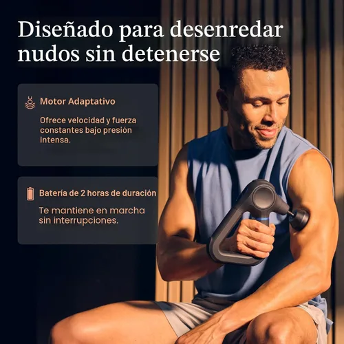 Miniatura 6 de TheraGun Therabody Prime (5ª generación) - Pistola de masaje de terapia de percusión de tejido profundo, habilitada para Bluetooth, masajeador