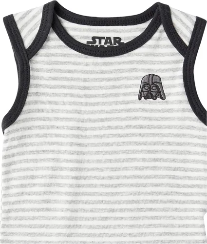 Miniatura 6 de Tienda Essentials Disney Marvel Star Wars Baby Boys Sleeveless Bodysuits Pack of 6