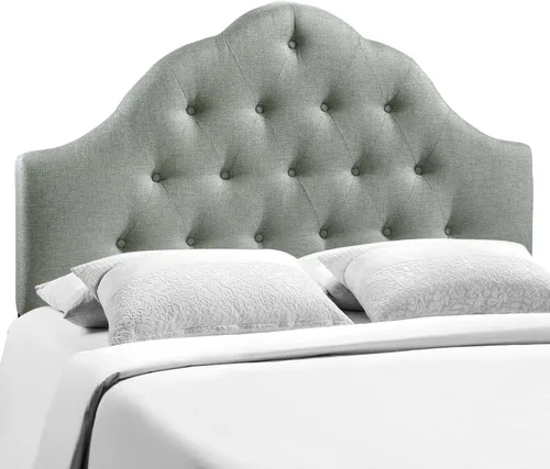 Miniatura 5 de Modway Sovereign Cabecero doble tapizado con botones, Madera Gris