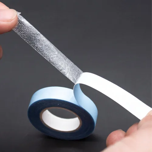 Miniatura 8 de Cinta en el kit de herramientas de extensión de cabello, tarjeta de papel, tablero de colocación de extensión de cabello, rollo de 3 yardas, cintas