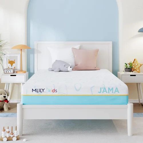Miniatura 9 de MLILY JAMA - Colchón de 6 pulgadas para niños, de espuma viscoelástica, firmeza media, fabricado en los Estados Unidos con espuma de Estados Unidos