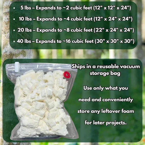 Miniatura 4 de eConsumersUSA - Espuma de látex triturada orgánica de 5 libras, 10 libras, 20 libras, 40 libras, fabricada en Estados Unidos, 10 libras