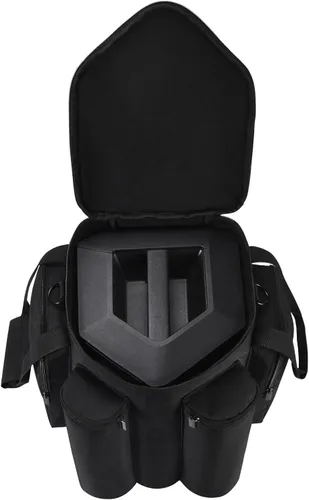 Miniatura 2 de Estuche de transporte Bolso portátil Estuche de viaje Compatible con Bose S1 Pro+ / S1 Pro Altavoz Bluetooth portátil y micrófono (Negro)