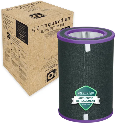 GermGuardian Filter O HEPA Pet Pure - Filtro de repuesto para purificador de aire auténtico, elimina el 99.97% de los contaminantes para