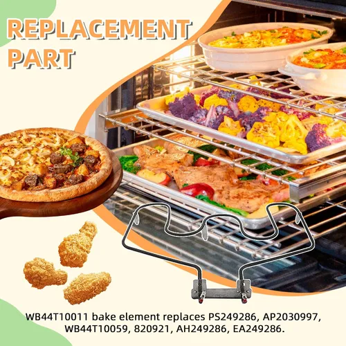 Miniatura 2 de AMI PARTS WB44T10011 Elemento de horneado del horno de reemplazo Compatible con horno G-E Ken-more JBP68DM1WW, JBP78WB1WW, JBP78AB2AA, JCBP35BJ2BB