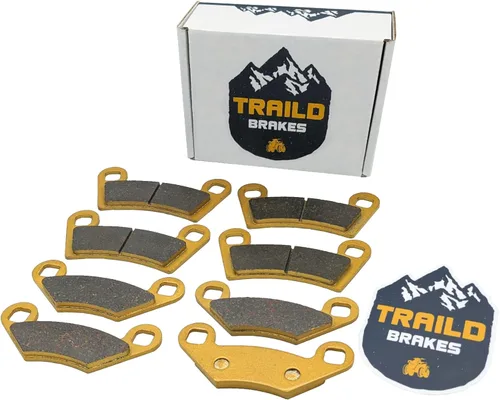 Polaris RZR 570/Trail 570/RZR 800/RZR S 800 2008-2022 Juego de pastillas de freno de cerámica delanteras y traseras