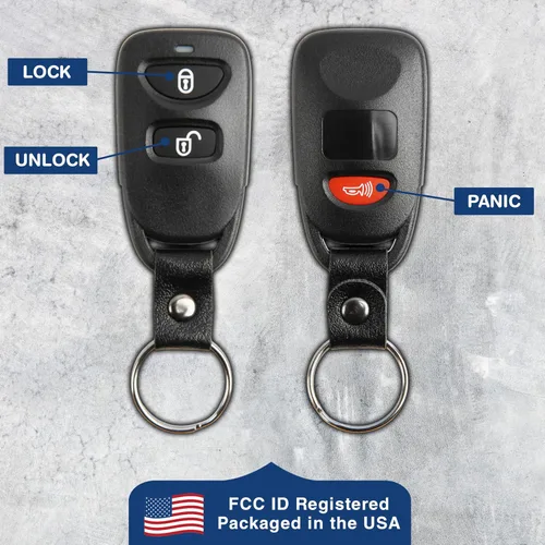 Miniatura 6 de KeylessOption Llavero remoto sin llave del coche de la alarma de la entrada para Hyundai Tucson OSLOKA-320T