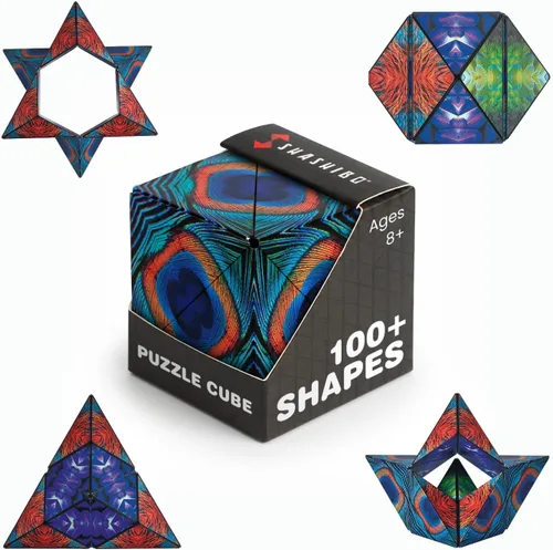 Miniatura 8 de Shashibo Juguete sensorial antiestrés para adultos y niños, juguete para aliviar el estrés para adultos, adolescentes y niños, juguetes geniales